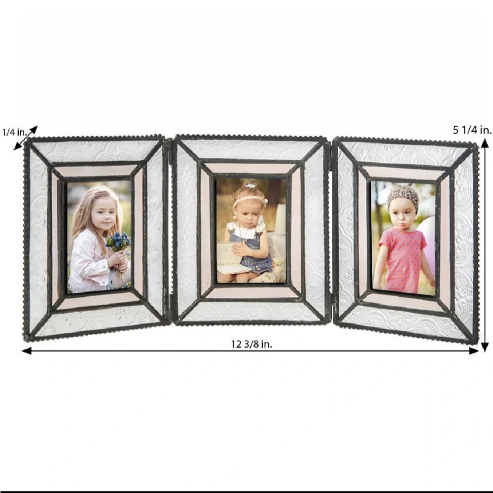 Triple 2x3 Vertical Vintage Glass Frame Series